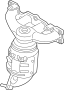 Image of Catalytic Converter with Integrated Exhaust Manifold. MANIFOLD CATALYTIC ASSEMBLY - EXHAUST. A... image for your 2015 Hyundai Elantra  GLS Sedan 