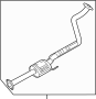 Image of Pipe. Intermediate. Exhaust. Exhaust Intermediate. image for your 2010 Hyundai Santa Fe   