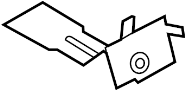 View BRACKET - PCV. Purge valve bracket. Purge valve mount bracket. Vapor Canister Purge Solenoid Bracket.  Full-Sized Product Image