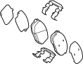 Image of Disc Brake Pad Set (Front) image for your Hyundai