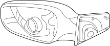 Image of Door Mirror (Right) image for your 2015 Hyundai Elantra  SE Sedan 