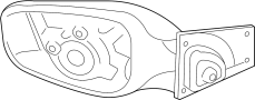 Image of Door Mirror (Left) image for your 2015 Hyundai Elantra  SE Sedan 