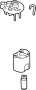 Image of Electric Fuel Pump (Front) image for your 2014 Hyundai Elantra  Limited Sedan 