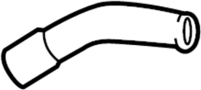 Image of Hose. Filler. Fuel. Neck. (Lower). Fuel Filler Neck. Hose. image for your 2006 Hyundai Tiburon   