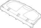 Image of Package Tray Trim (Front, Rear, Upper) image for your 2001 Hyundai Elantra   