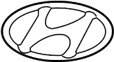 Image of Deck Lid Emblem (Rear) image for your Hyundai