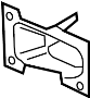 View Bumper Impact Bar Bracket (Left, Rear, Lower) Full-Sized Product Image