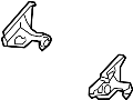 View Seat Back Recliner Adjustment Mechanism Cover (Right, Front, Rear) Full-Sized Product Image