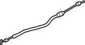 Image of Door Latch Cable (Front) image for your 2013 Hyundai Elantra Coupe   