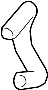 Image of HVAC Heater Hose image for your 2012 Hyundai Santa Fe   