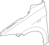 Image of Fender (Right) image for your 2017 Hyundai Elantra  SE Sedan 