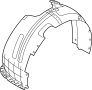 Image of Fender Splash Shield (Right, Front, Upper). Fender Splash Shield. image for your 2017 Hyundai Elantra  SE Sedan 