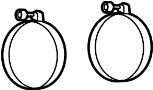 View Clamp. Duct. Air. Intake. Hose.  Full-Sized Product Image