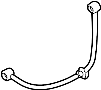 Image of Engine Coolant Hose. Pipe and Hose Assembly - T/C WaterFEED. Turbocharger Coolant Line. Water inlet... image for your 2011 Hyundai Veracruz   