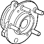 View Wheel Bearing and Hub Assembly (Front, Rear) Full-Sized Product Image