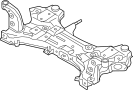 Image of Suspension Subframe Crossmember image for your 2021 Hyundai Elantra  Essential Sedan 