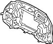 Image of Instrument Cluster Housing (Rear) image for your 2002 Hyundai Sonata   
