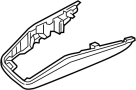 Image of Console Trim Panel (Front, Rear, Upper) image for your 2013 Hyundai Veloster   