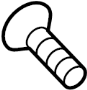 View Screw. Molding. (Front, Rear, Upper) Full-Sized Product Image
