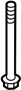 View Suspension Crossmember Bolt (Rear, Lower) Full-Sized Product Image