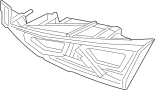 Image of Back Up Light Assembly (Right, Rear) image for your 2024 Hyundai Santa Fe   