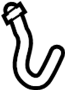 Image of Hose. Vacuum. Vacuum Hose Connector. image for your 2017 Hyundai Sonata   