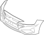 Image of Bumper Cover (Front, Lower) image for your 2023 Hyundai Sonata   
