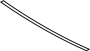 Image of Hood Seal (Front, Rear, Upper) image for your 2010 Hyundai Elantra   