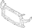 Image of Radiator Support Panel (Front, Lower) image for your 2013 Hyundai Elantra  Limited Sedan 