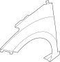 Image of Fender (Left) image for your 2017 Hyundai Elantra   