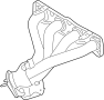 View MANIFOLD ASSY-EXHAUST. MANIFOLD CATALYTIC A. MANIFOLD CATALYTIC ASSY-EXH Full-Sized Product Image