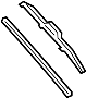View Windshield Wiper Blade (Front) Full-Sized Product Image