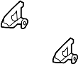 View Seat Back Recliner Adjustment Mechanism Cover (Right, Front, Rear) Full-Sized Product Image