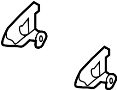 View Seat Back Recliner Adjustment Mechanism Cover (Right, Front, Rear) Full-Sized Product Image