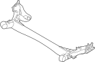 Image of Suspension Subframe image for your 2016 Hyundai Veloster  Rally Edition Hatchback 