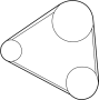 View Accessory Drive Belt Full-Sized Product Image