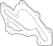 View Engine Water Pump Gasket Full-Sized Product Image