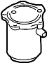 Image of Catalytic Converter (Left) image for your 1999 Hyundai Sonata   