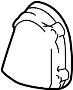 Image of RETAINER. Included with: Part is. image for your 2002 Hyundai Santa Fe  GLS Sport Utility 