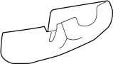 Image of Steering Column Cover (Lower) image for your 2002 Hyundai Santa Fe   