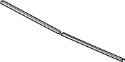 Image of Cowl Seal (Left) image for your 2002 Hyundai Santa Fe 2.4L A/T FWD Base Sport Utility 