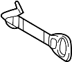 Image of Seat Back Recliner Adjustment Handle (Rear) image for your 2002 Hyundai Santa Fe 2.7L V6 A/T 4WD LX Sport Utility 