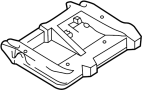 Image of Seat Frame Trim Panel (Right, Rear, Lower) image for your 2002 Hyundai Santa Fe   