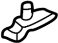 Image of Roof Luggage Carrier Side Rail Bracket (Front, Rear) image for your 2002 Hyundai Santa Fe   