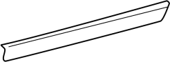 Image of Door Window Belt Weatherstrip (Right, Front) image for your 2002 Hyundai Santa Fe  LX Sport Utility 