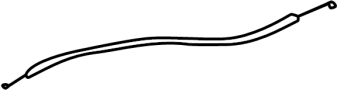 Image of Door Latch Cable (Right, Front) image for your 2002 Hyundai Santa Fe  LX Sport Utility 