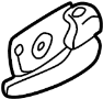 Image of Interior Door Handle (Front) image for your 2002 Hyundai Santa Fe   