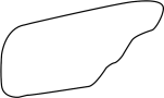 Image of Door Water Deflector (Right, Rear) image for your 2007 Hyundai Sonata   