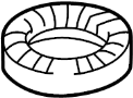 Image of Coil Spring Insulator (Rear, Upper, Lower) image for your 2013 Hyundai Equus   