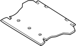 Image of Trunk Mat (Left) image for your 2003 Hyundai Santa Fe 3.5L V6 A/T FWD  
